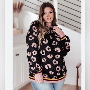Andree Animal Print Sweater